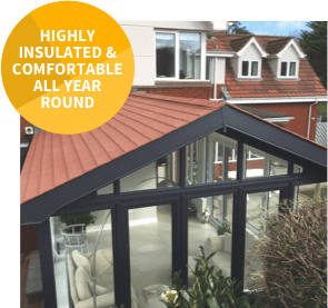 Solid conservatory roofs are highly insulated